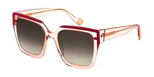 Furla SFU695 Gafas, Shiny TRANSP.Peach, 55 para Mujer