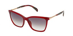 TOUS STOB22 Gafas, Shiny Opal Bordeaux, 56 para Mujer