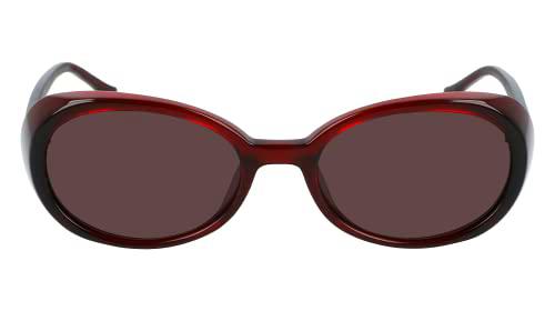 Donna Karan Do510s Sunglasses, 605 Crystal Bordeaux, 51 Unisex