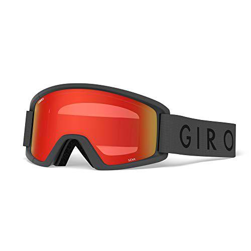 Giro Semi Gafas de esquí, Unisex, Gris y Amarillo, Talla única