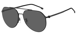 BOSS 1404/F/Sk Gafas, Matte Black Blue, 61 para Hombre