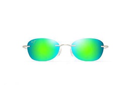 Maui Jim AKI Gafas, Matte Silver, 50,5/17/140 Unisex Adultos