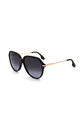 Victoria Victoria Beckham VB637S Gafas, 001 Black, 59 Unisex Adulto