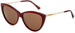 Jimmy Choo RYM/S Gafas, Burgundy ANIMALIER, 60 para Mujer