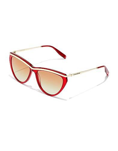 HAWKERS Bow-Cherry Red Nature Sunglasses, Rojo Cereza Natural