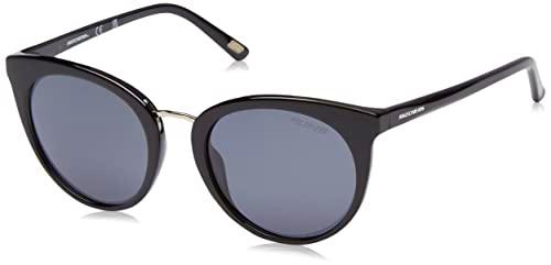 SKECHERS SE6123 Gafas, Shiny Black, 51 para Mujer