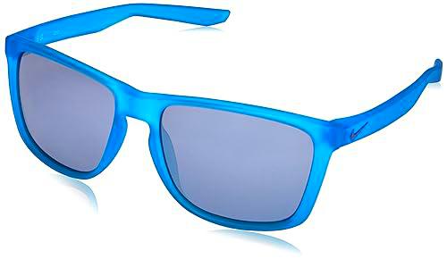 Nike Sun Sunglasses, 468 Matte Blue Lightning, 57 Unisex