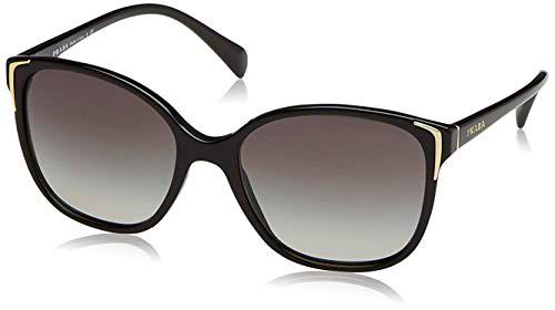 Prada 0PR01OS 1AB3M1 55 Gafas de Sol, Negro (Black/Grey), Mujer