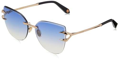 Roberto Cavalli Sunglasses SRC043 Shiny Light Gold 62/16/145 Unisex Adultos Gafas