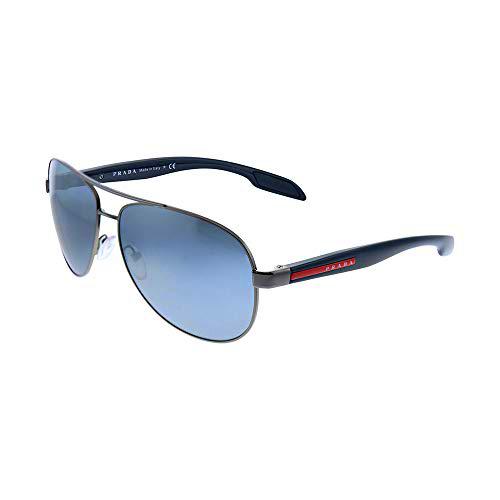 PRADA LINEA ROSSA Benbow Gafas de Sol, Gunmetal, 62 para Hombre