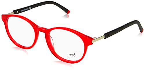 Web Eyewear WE5380 Gafas de Sol, Shiny Red, 45 Unisex