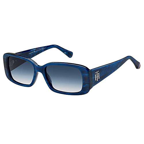 TOMMY HILFIGER TH 1966/S Gafas, Marble Blue, 54 para Mujer