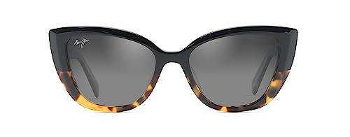 Maui Jim Blossom Gafas, Black with Tokyo Tortoise, 54/19/145 Unisex Adultos