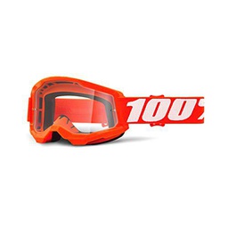 100% MÁSCARAS STRATA 2 Goggle Clear Lens Gafas, Adultos Unisex