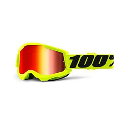 100 Percent STRATA 2 Goggle Yellow-Mirror Red Lens