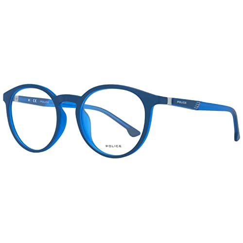 Police VPL878 520JEB, Gafas de Sol Unisex Adulto, Blue, 52