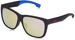 BOSS 1453/F/S Gafas, Matte Black Blue, 61 para Hombre