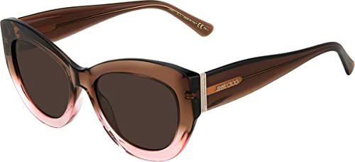 JIMMY CHOO Xena/S Gafas, Brown Nude, 54 para Mujer