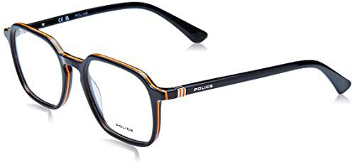 POLICE VK126 Gafas, Black Top+Orange, 49 Unisex niños