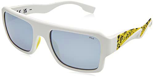 Fila SFI462 Gafas, Mat White, 56 para Hombre