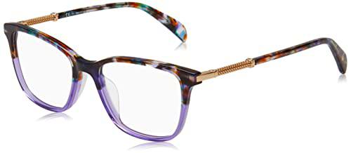 TOUS VTOB30 Gafas, Blue Havana+Violet, 52 para Mujer