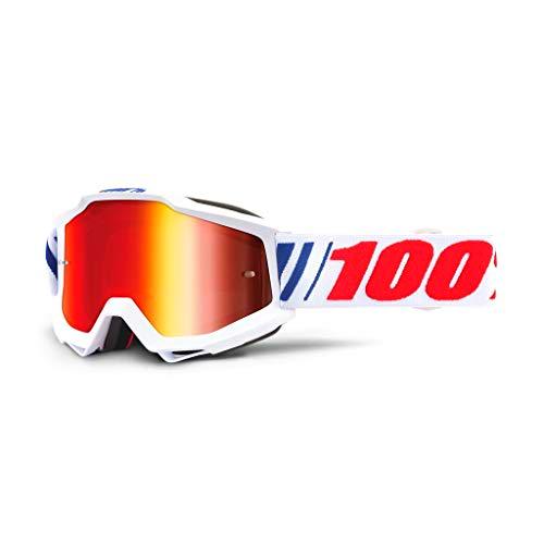 100 Percent ACCURI Goggle AF066-Mirror Red Lens Gafas de protección