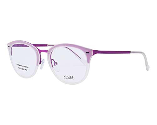 Police VPL2835008NV Gafas, Shiny Lilac Pastels, 50/21/135 para Mujer