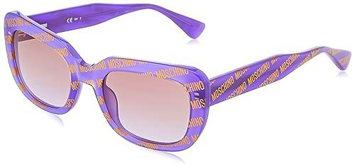 MOSCHINO MOS132/S Gafas, Pattern Violet, 53 para Mujer