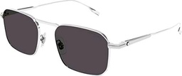 Montblanc EW CL Squared Silver Coloured Frame Gafas de Sol