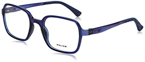 POLICE VK130 Gafas, Transparent Blue, 47 Unisex niños