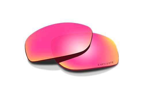 Wiley X Weekender Sunglasses, Espejo Oro Rosa/Verde