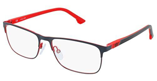 POLICE VK082 Gafas, Matt Full Red with Coloured Parts