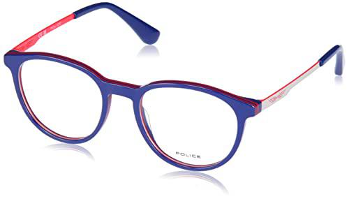 Police VK098 Gafas, Blue+ Red, 49 para Niños