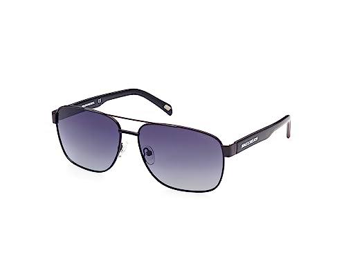 Skechers Se6160 Gafas, Shiny Black, 63/15/140 para Hombre