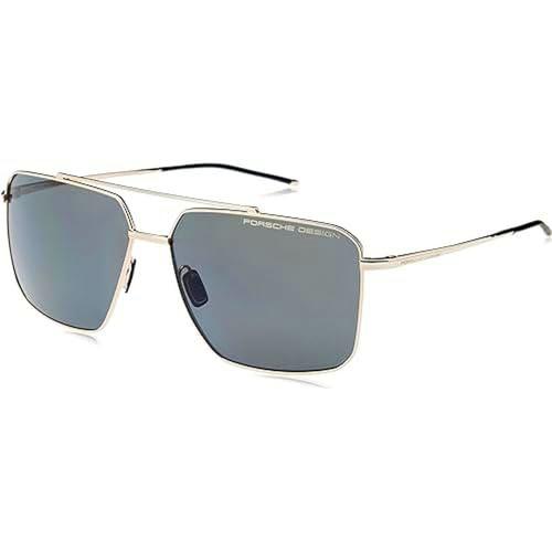 Porsche P8936 Gafas de Sol, Gold, Black, 61 para Hombre