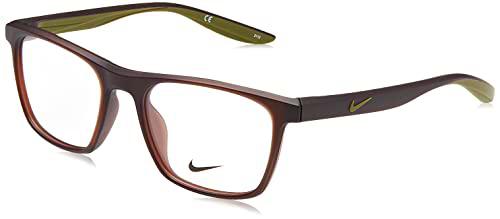 Nike 7039 NK7039 Sunglasses, 201 Matte Brown Basalt, 52 Unisex