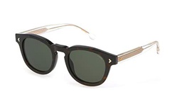 Lozza SL4299 Gafas, Shiny Dark Havana, 49 Unisex Adulto