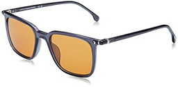 Lozza SL4320 Gafas, Shiny Transparent Dark Grey, 52 para Hombre