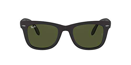 Ray-Ban Folding Wayfarer Gafas de Sol, Matte Black