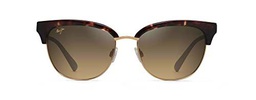 Maui Jim LOKELANI Gafas, Tortoise with Gold, 55/18/140 Unisex Adultos