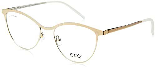 MODO &amp; ECO LIVIGNO Gafas, Matt Gold/Shiny Gold, 53 para Mujer