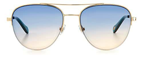 FOSSIL FOS 2106/G/S Gafas, Goldgreen (Verde), 54 para Mujer