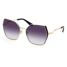 Guess GU7843 Gafas, Shiny Rose Gold, 61 para Mujer