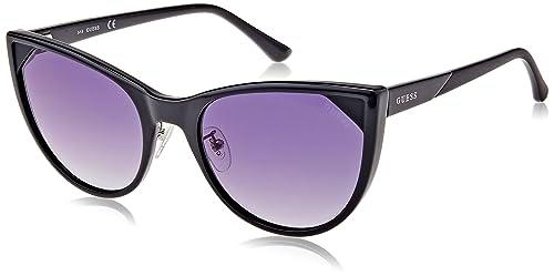 GUESS GU7717 Gafas, Shiny Black, 57/20/145 para Mujer