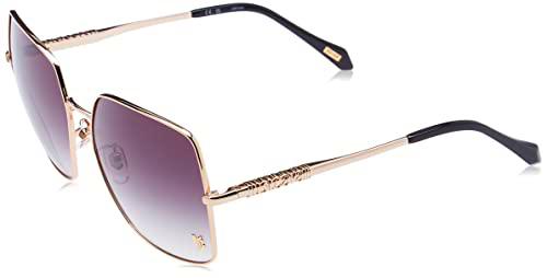 Just Cavalli SJC031 Gafas, Shiny Rose Gold with Sandblasted/Satin