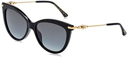 JIMMY CHOO Tinsley/G/S Gafas, Black, 56 para Mujer