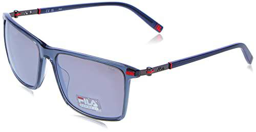 Fila SFI447 Gafas, Shiny Asphalt Grey, 57 para Hombre