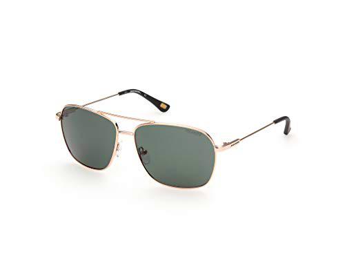 SKECHERS EYEWEAR SE6114 Gafas, Gold/Green Polarized