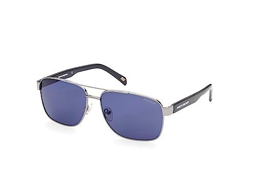 Skechers Se6160 Gafas, Shiny Gunmetal, 63/15/140 para Hombre