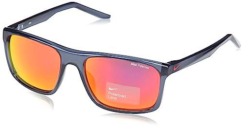 Nike Sun Sunglasses, 021 Dark Grey Polar Red f, 54 Unisex